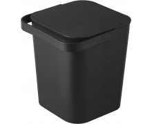 Úložný box s víkem Yamazaki Tower, černý