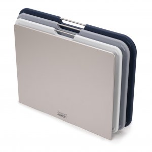 Stojan s deskami na krájené JOSEPH JOSEPH Nest ™ 3 Large, šedý