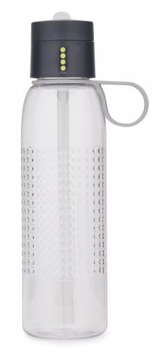 Sportovní láhev s počítadlem plnění JOSEPH JOSEPH Dot Active, 750ml, šedá