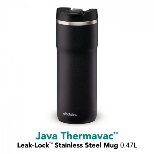 ALADDIN Java Thermavac Leak-Lock™ vakuový termohrnek 470ml černá