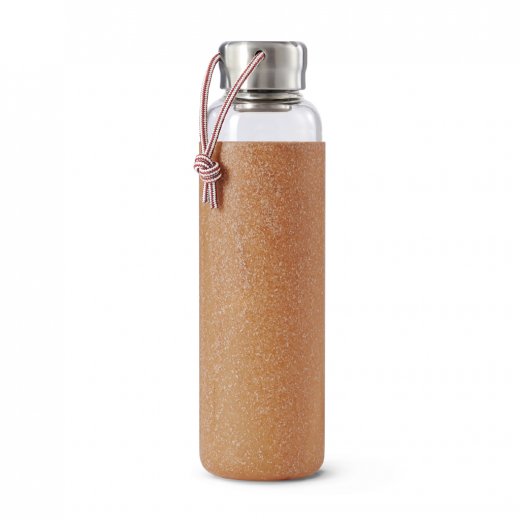 Skleněná láhev na vodu BLACK+BLUM Glass Water Bottle, almond