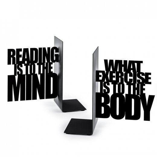 Knižní zarážky BALVI Mind Exercise 26529, černé