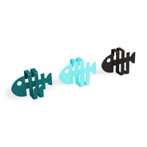 Věšáčky na zásuvky BALVI Fish 27040, 3ks