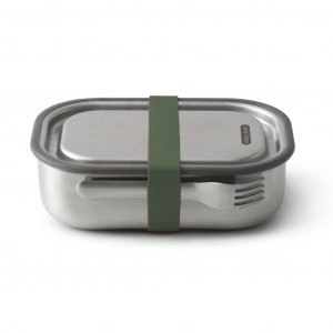 Nerezový BLACK+BLUM Steel Lunch Box Large, zelený