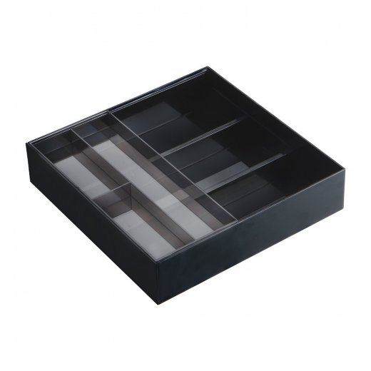 Přihrádky do zásuvky YAMAZAKI Tower 3442 Desk Tray, černé