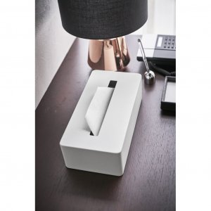 Box na papírové kapesníky YAMAZAKI Tower 4215, bílý