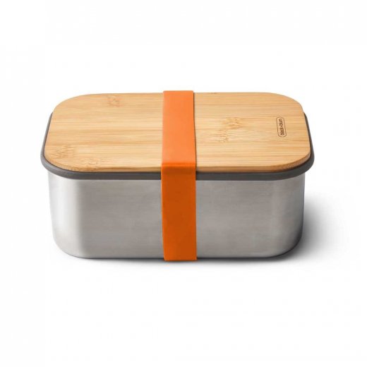 Sandwich Box Large BLACK+BLUM nerez/bambus, 1,25L, oranžový
