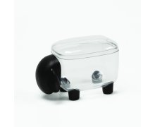 Zásobník QUALY Sheep Shape Container, malý/černý/čirá dóza