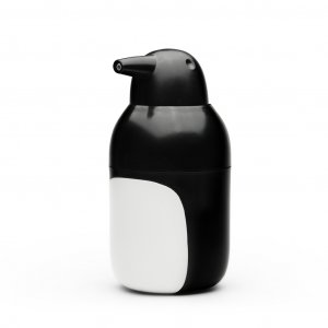 Dávkovač tekutého mýdla QUALY Penquin, 300ml, černý