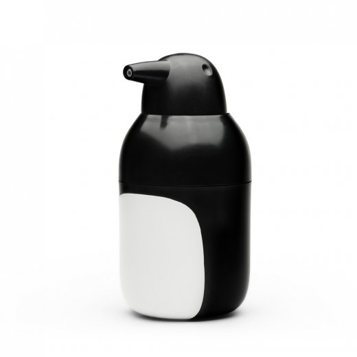 Dávkovač tekutého mýdla QUALY Penquin, 300ml, černý