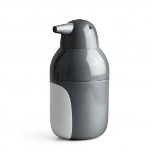 Dávkovač tekutého mýdla QUALY Penquin, 300ml, šedý