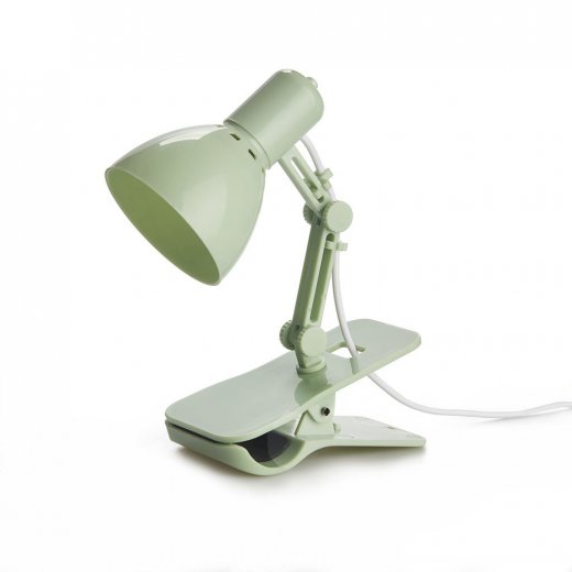 USB lampička s klipsem BALVI Clamp 27249, zelená