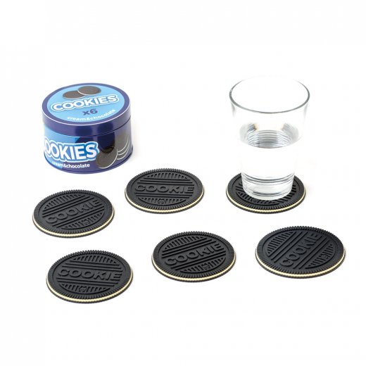 Tácky pod sklenice Cookies 26582, 6ks