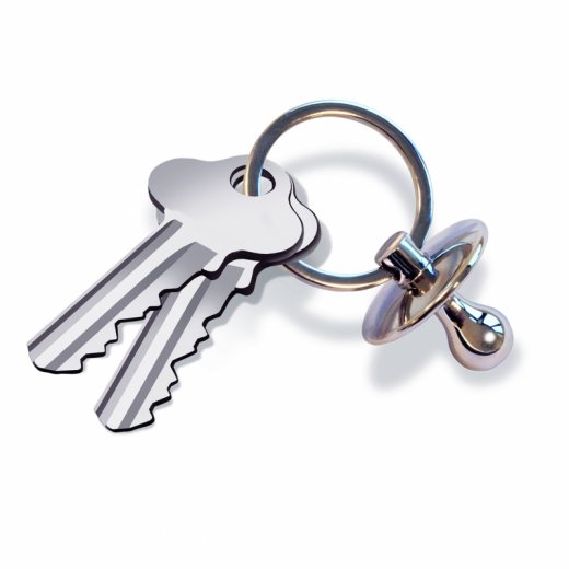 Klíčenka Chain Pacifier