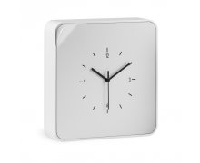 Skříňka na klíče s hodinami ClockBox, bílá
