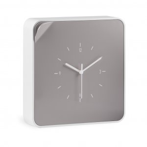 Skříňka na klíče s hodinami ClockBox, béžová