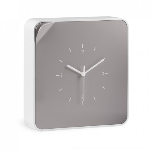 Skříňka na klíče s hodinami ClockBox, béžová