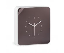 Skříňka na klíče s hodinami ClockBox, hnědá