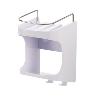 Odkládací poličky do sprchy Capsule 70563, plast, 2-patra, bílé