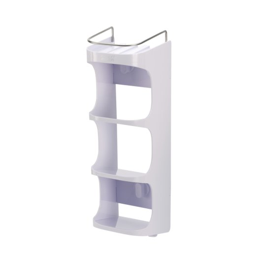 Odkládací poličky do sprchy Capsule 70564, plast, 5-pater, bílé