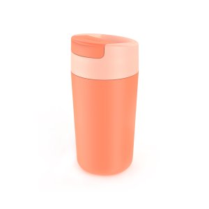 Hrnek cestovní s hygienickým uzávěrem Sipp Travel Mug 81131, 454ml, korálový