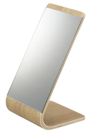 Stolní zrcátko YAMAZAKI Rin 7363. v.23cm, světlé