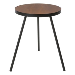 Stolek kulatý YAMAZAKI Tower 5559, v.50 cm, černý