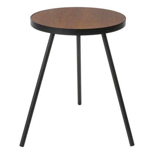 Stolek kulatý YAMAZAKI Tower 5559, v.50 cm, černý