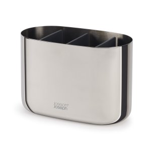 Velký stojánek na kartáčky Joseph Joseph EasyStore Luxe 70581, nerez