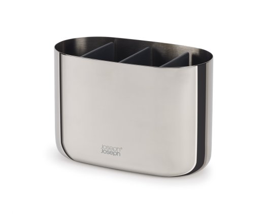 Velký stojánek na kartáčky Joseph Joseph EasyStore Luxe 70581, nerez
