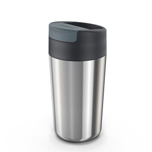 Cestovní hrnek s hygienickým uzávěrem Joseph Joseph Sipp Travel Mug 81133, 454ml, nerez