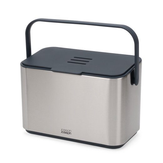 Nádoba na kompostovatelný odpad s uhlíkovým filtrem JOSEPH JOSEPH Collect 4L Stainless-steel 30145